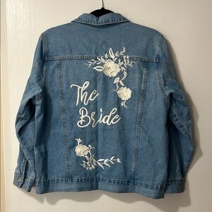 Bride Embroidered Jean Jacket